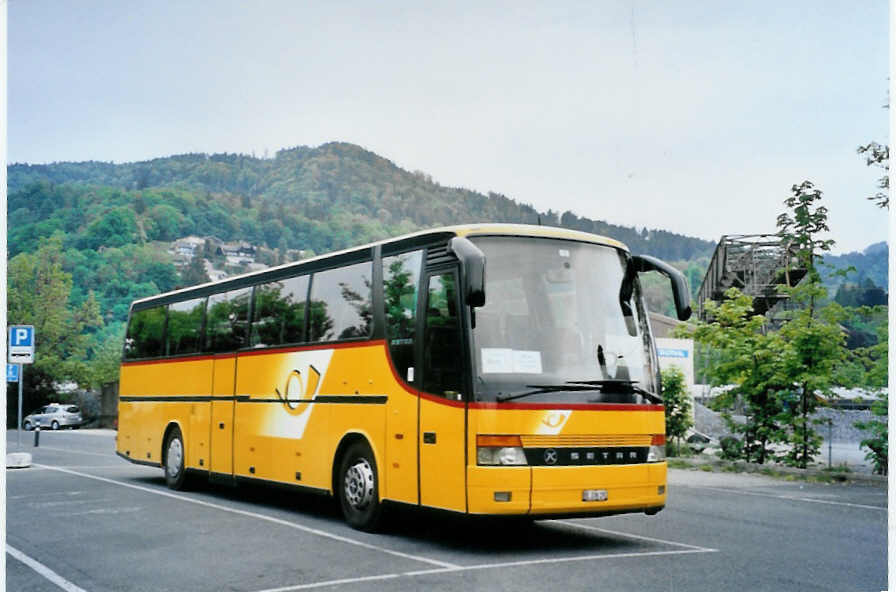 (094'321) - Moser, Teuffenthal - BE 336'192 - Setra (ex AutoPostale Ticino-Moesano; ex P 26'001; ex Barenco, Faido) am 4. Mai 2007 in Thun, Seestrasse