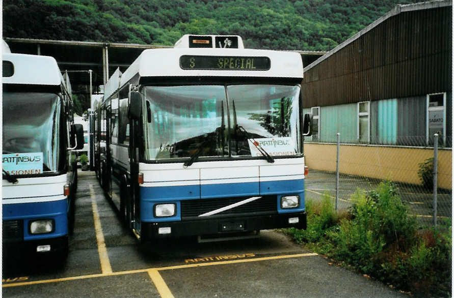 (096'904) - TPF Fribourg - Nr. 578 - Volvo/Hess (ex TF Fribourg Nr. 178) am 24. Juli 2007 in Biel, Rattinbus