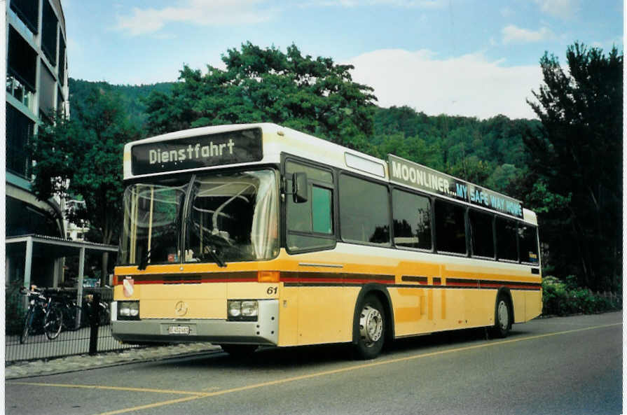 (097'213) - STI Thun - Nr. 61/BE 452'461 - Mercedes/R&J am 13. August 2007 bei der Schifflndte Thun