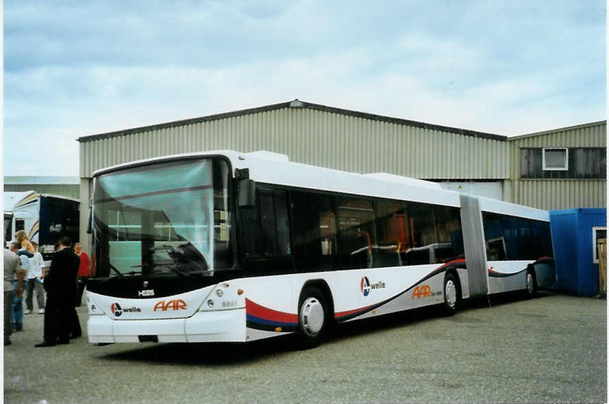 (098'310) - AAR bus+bahn, Aarau - Nr. 171 - Scania/Hess am 1. September 2007 in Bellach, Hess