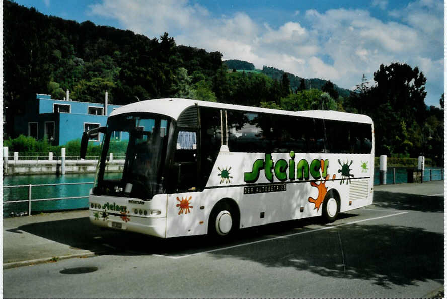 (098'325) - Steiner, Messen - SO 20'144 - Neoplan am 1. September 2007 bei der Schiffl�ndte Thun