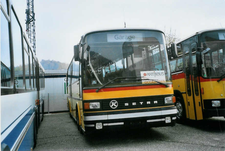 (100'705) - Schumacher, Metzerlen - Nr. 5 - Setra am 27. Oktober 2007 in Biel, Rattinbus