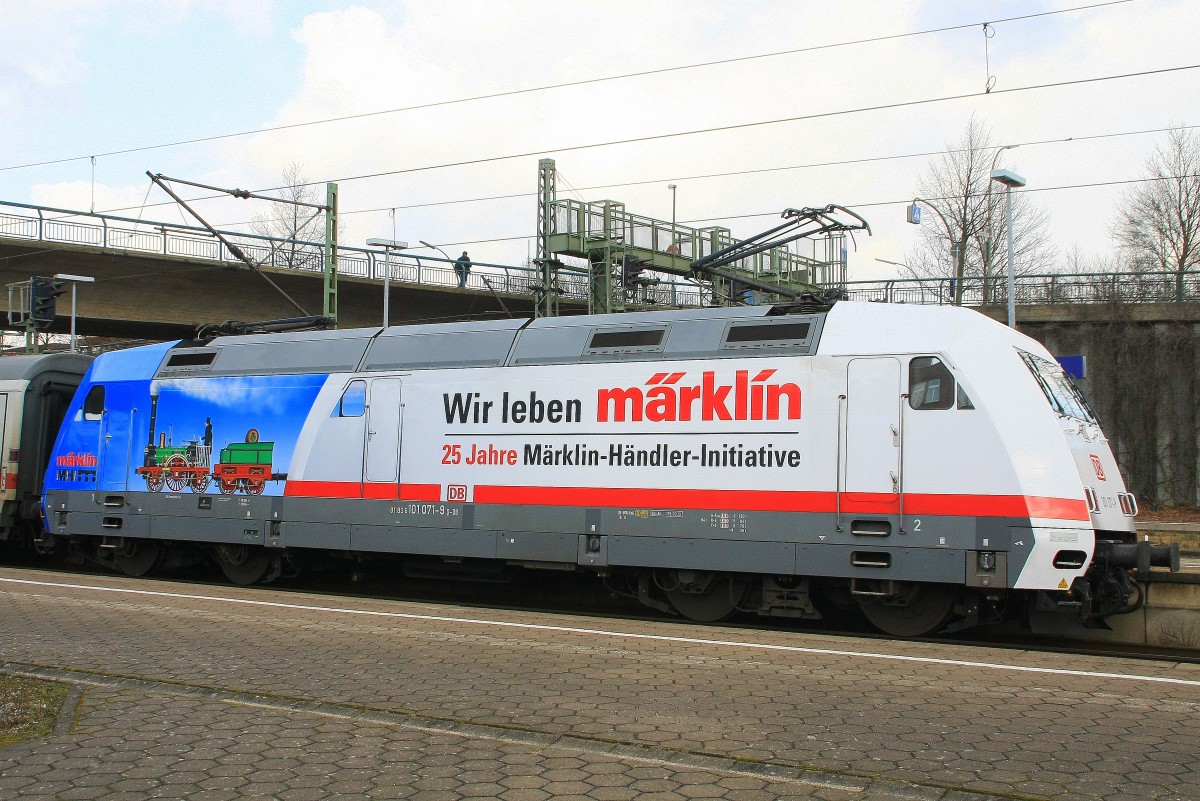 101 071  Märklin  am 25.02.2015 in Hamburg-Harburg