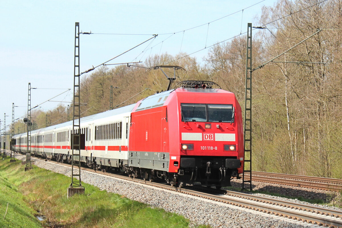 101 118-8 am 22.04.2023 in Tostedt - Dreihausen.
