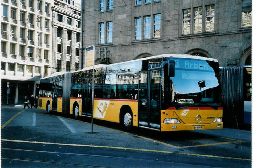 (102'536) - Cars Alpin Neff, Arbon - Nr. 11/TG 159'872 - Mercedes am 29. Dezember 2007 beim Bahnhof St. Gallen