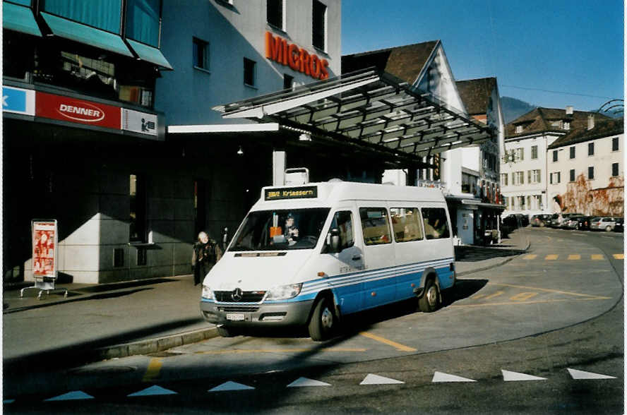 (102'624) - RTB Altst�tten - Nr. 7/SG 167'568 - Mercedes am 29. Dezember 2007 in Altst�tten, Stadt