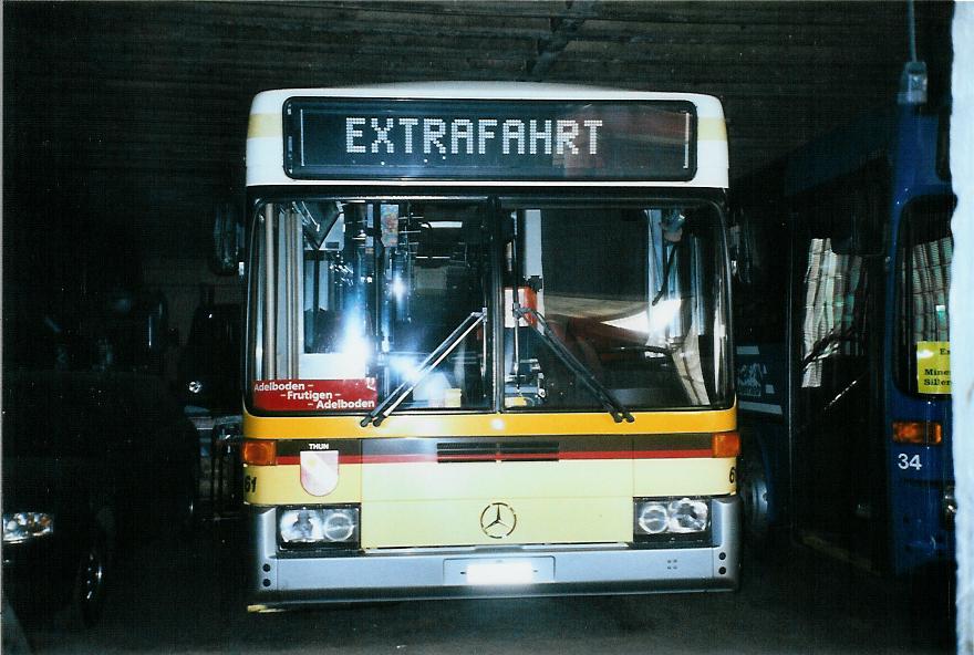 (104'626) - STI Thun - Nr. 61/BE 452'461 - Mercedes/R&J am 24. Februar 2008 im Autobahnhof Adelboden (Einsatz AFA)