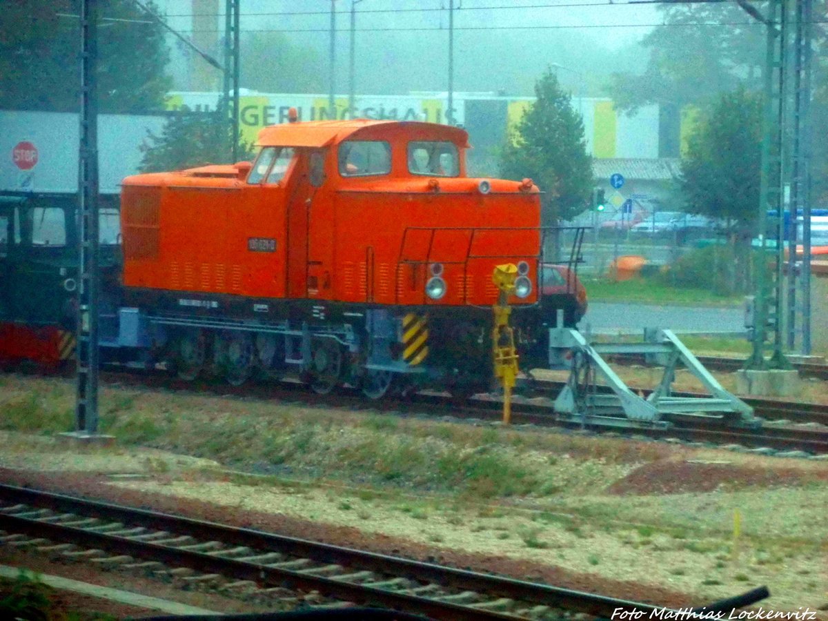 105 021 der D�llnitzbahn  Wilder Robert  (DBG) abgestellt am ICE Werk in Leipzig am 6.9.16