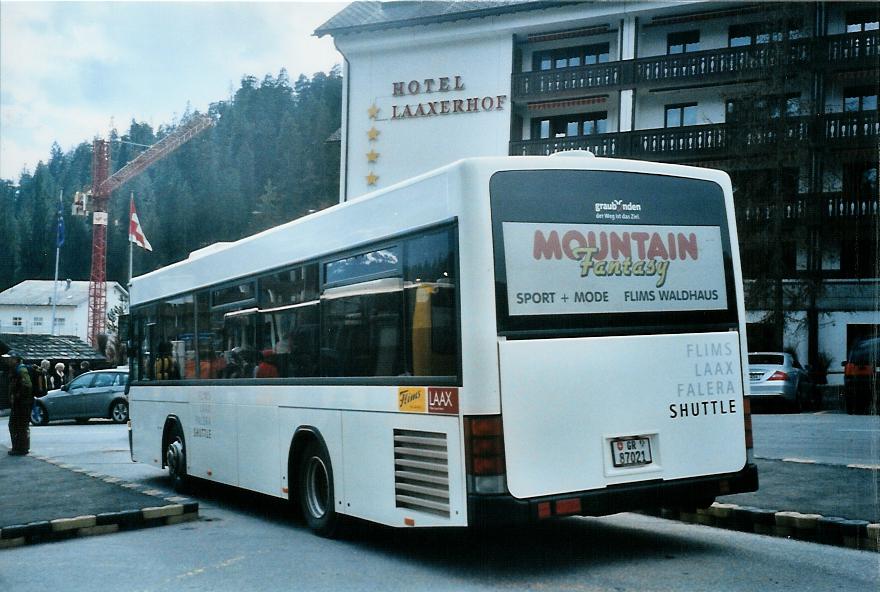 (105'011) - Stuppan, Flims - GR 87'021 - Volvo/Hess am 9. Mrz 2008 in Laax, Murschetg