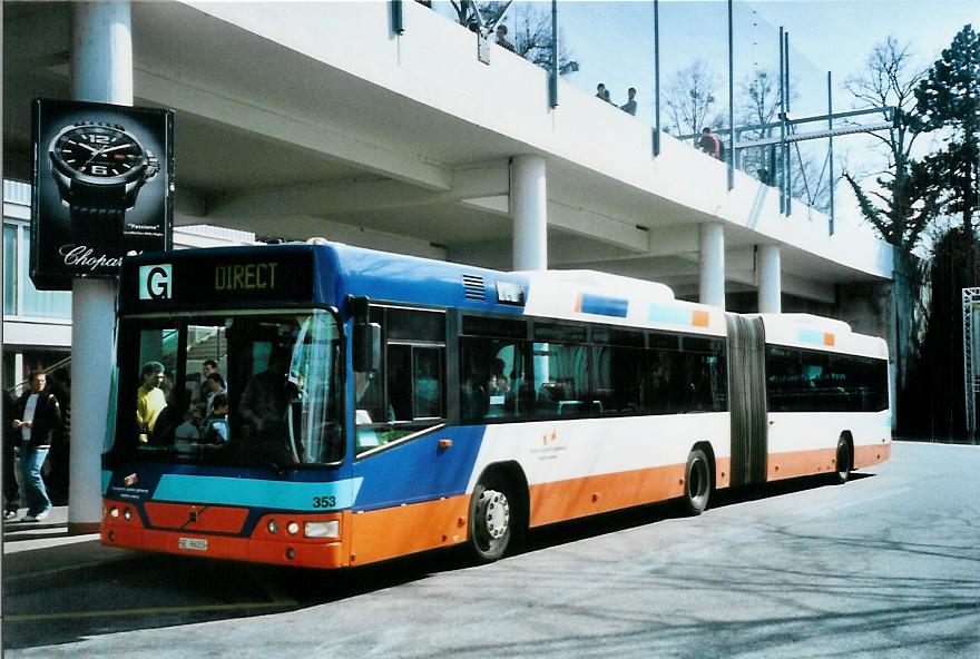 (105'113) - TPG Gen�ve - Nr. 353/GE 96'055 - Volvo am 15. M�rz 2008 in Gen�ve, Palexpo