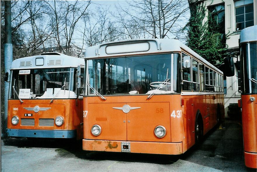 (105'211) - TPG Gen�ve (Knoerr) - Nr. 437 - Saurer/Lauber-R&J am 15. M�rz 2008 in Gen�ve, D�p�t