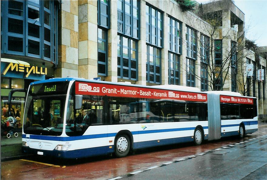 (105'403) - Villiger, Cham - Nr. 208/ZG 4313 - Mercedes am 17. M�rz 2008 in Zug, Metalli