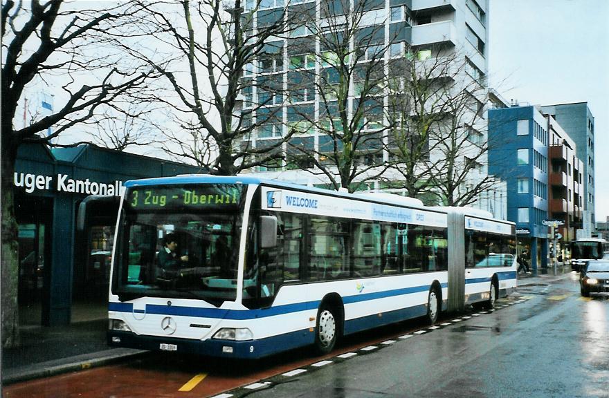 (105'407) - ZVB Zug - Nr. 9/ZG 3359 - Mercedes am 17. M�rz 2008 in Zug, Metalli