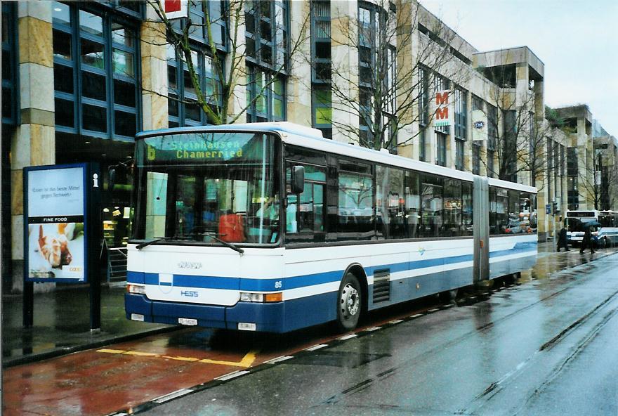 (105'408) - ZVB Zug - Nr. 85/ZG 58'285 - NAW/Hess am 17. M�rz 2008 in Zug, Metalli