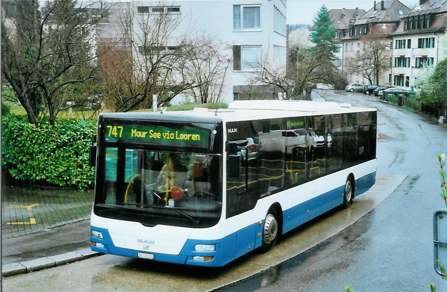 (105'421) - Andres, Effretikon - Nr. 12/ZH 719'012 - MAN (ex Gut, Binz Nr. 12) am 17. M�rz 2008 in Z�rich, Klusplatz