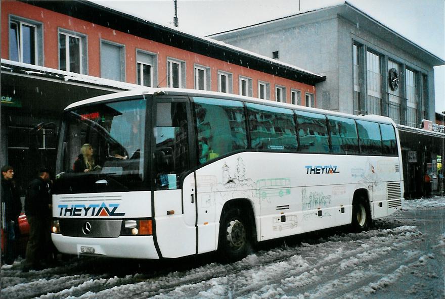 (105'632) Theytaz, Sion - VS 11'003 - Mercedes am 21. M�rz 2008 beim Bahnhof Sion