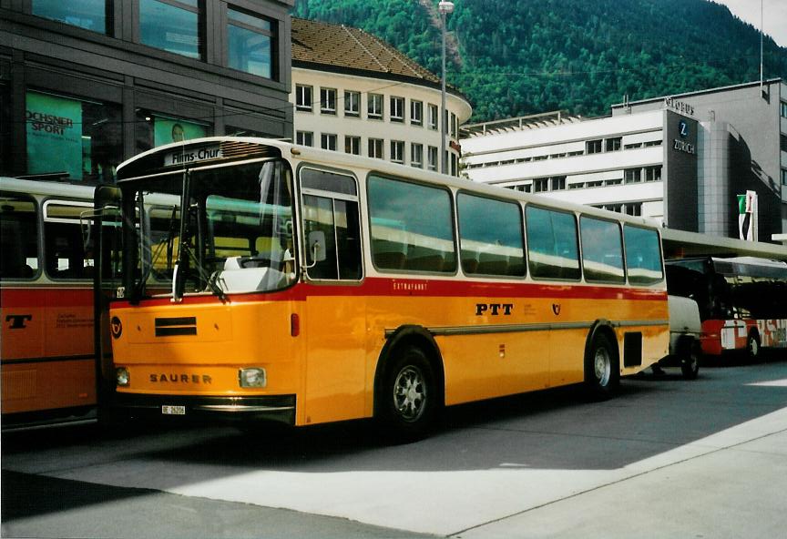 (107'304) - Schmid, Th�rishaus - BE 26'206 - Saurer/T�scher (ex P 24'244) am 24. Mai 2008 beim Bahnhof Chur