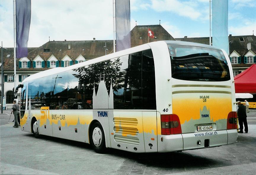 (109'429) - STI Thun - Nr. 40/BE 453'040 - MAN am 18. Juli 2008 in Thun, Aarefeldplatz