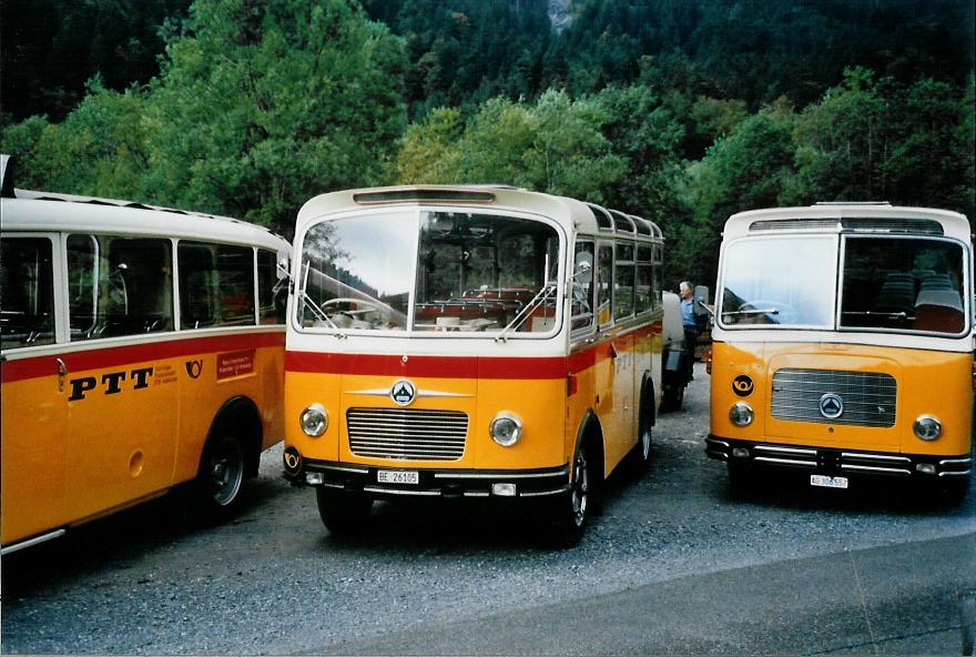 (111'112) - Schmid, Th�rishaus - Nr. 9/BE 26'105 - Saurer/R&J (ex Geiger, Adelboden Nr. 9) am 27. September 2008 in Kiental, Tschingelsee