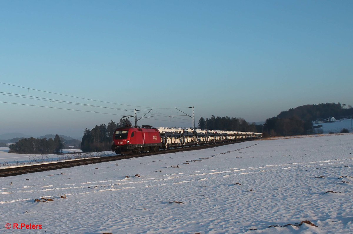 1116 106 zieht ein Audizug bei Seubersdorf. 21.01.17