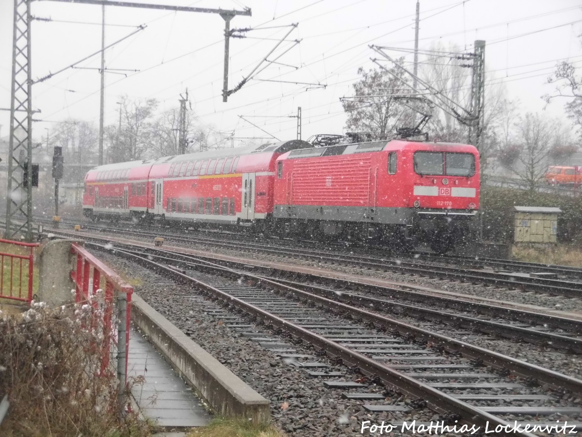 112 170 unterwegs nach Leipzig Hbf und l�sst Delitzsch hinter sich am 29.2.16