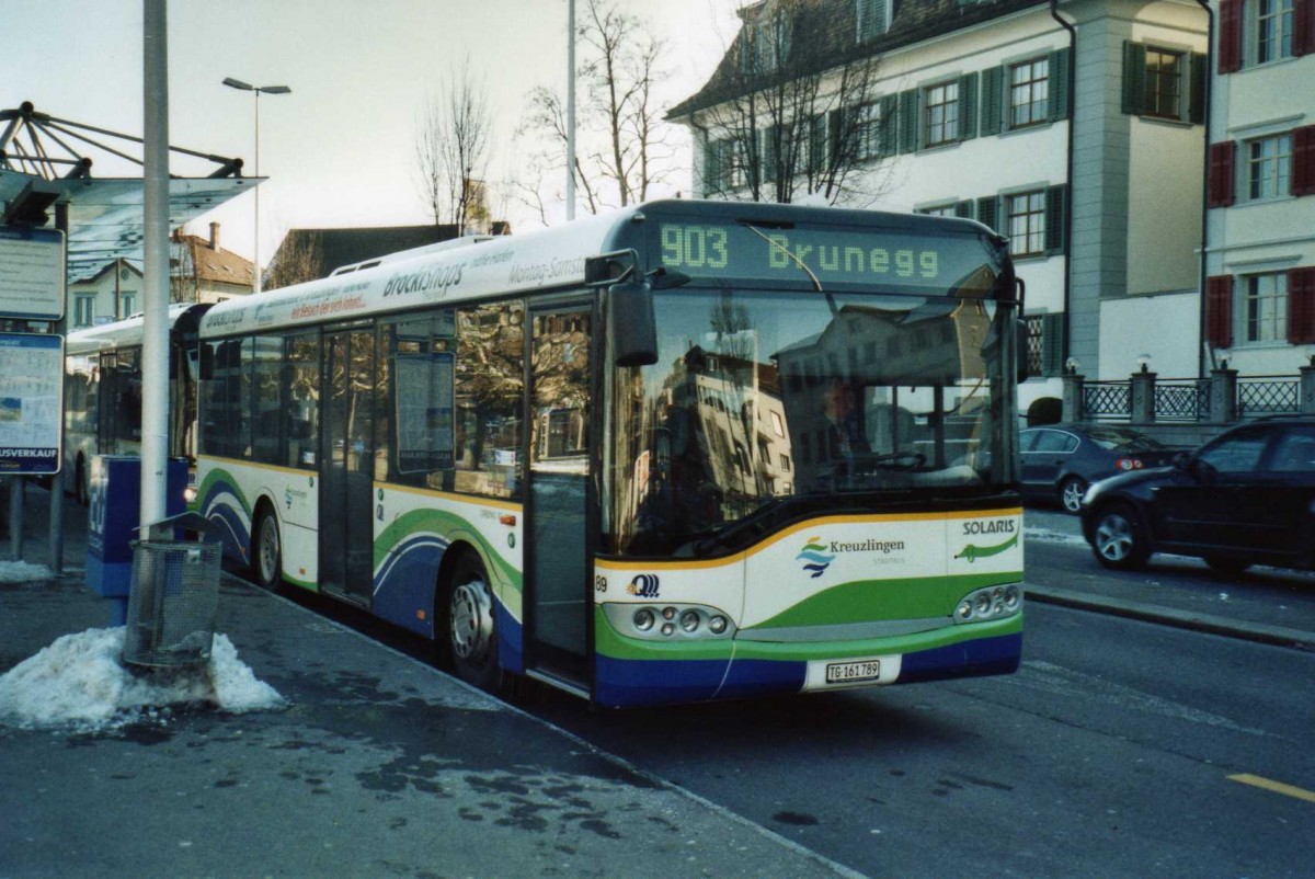 (114'612) - SBK Kreuzlingen - Nr. 89/TG 161'789 - Solaris am 18. Februar 2009 in Kreuzlingen, B�renplatz