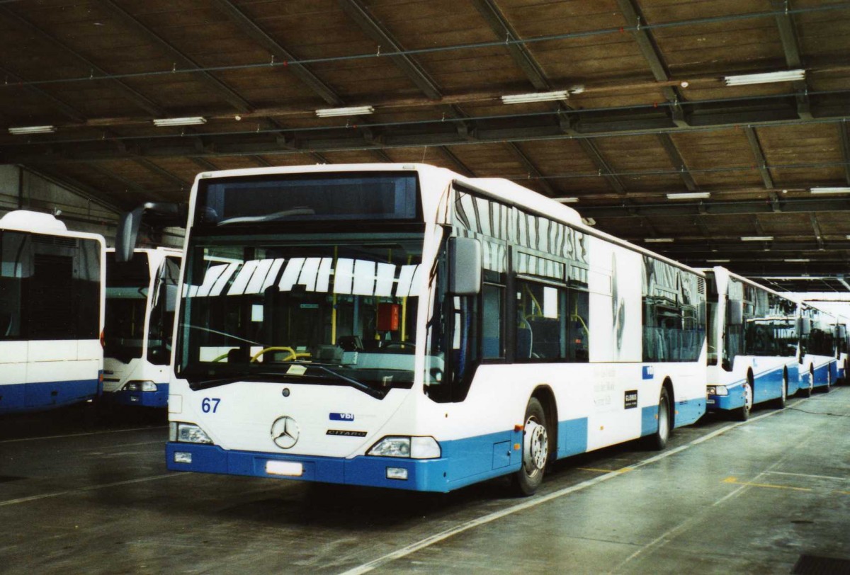 (114'736) - VBL Luzern - Nr. 67/LU 15'729 - Mercedes am 7. M�rz 2009 in Luzern, Depot