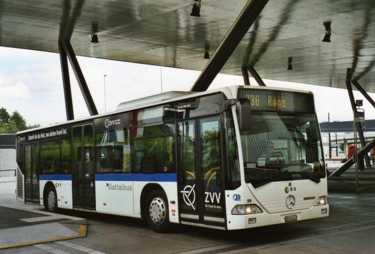 (119'028) - Welti-Furrer, Zrich - Nr. 59/ZH 634'613 - Mercedes (ex Frhlich, Zrich Nr. 613) am 10. Juli 2009 in Zrich, Flughafen