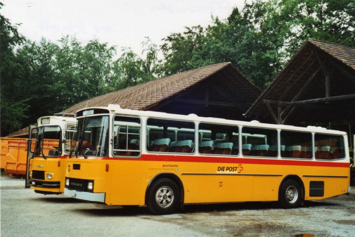 (119'504) - Ruklic, Schaffhausen - SH 17'473 - Saurer/Tscher (ex Schett, Sargans) am 9. August 2009 in Oberburg, Ziegelgut