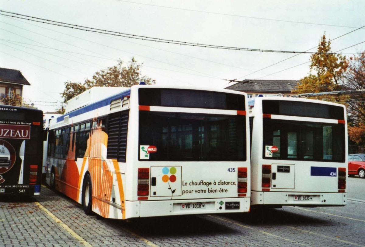 (122'304) - TL Lausanne - Nr. 435/VD 1018 - Van Hool am 19. November 2009 in Lausanne, D�p�t Borde