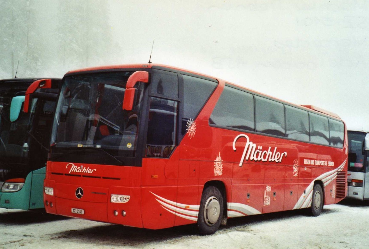 (123'829) - M�chler, siebnen - SZ 5101 - Mercedes am 9. Januar 2010 in Adelboden, ASB