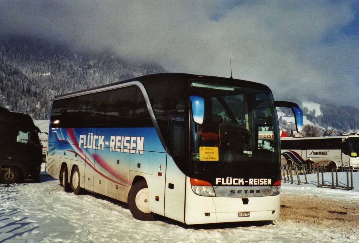 (124'029) - Flck, Brienz - BE 378'782 - Setra am 10. Januar 2010 in Adelboden, Weltcup