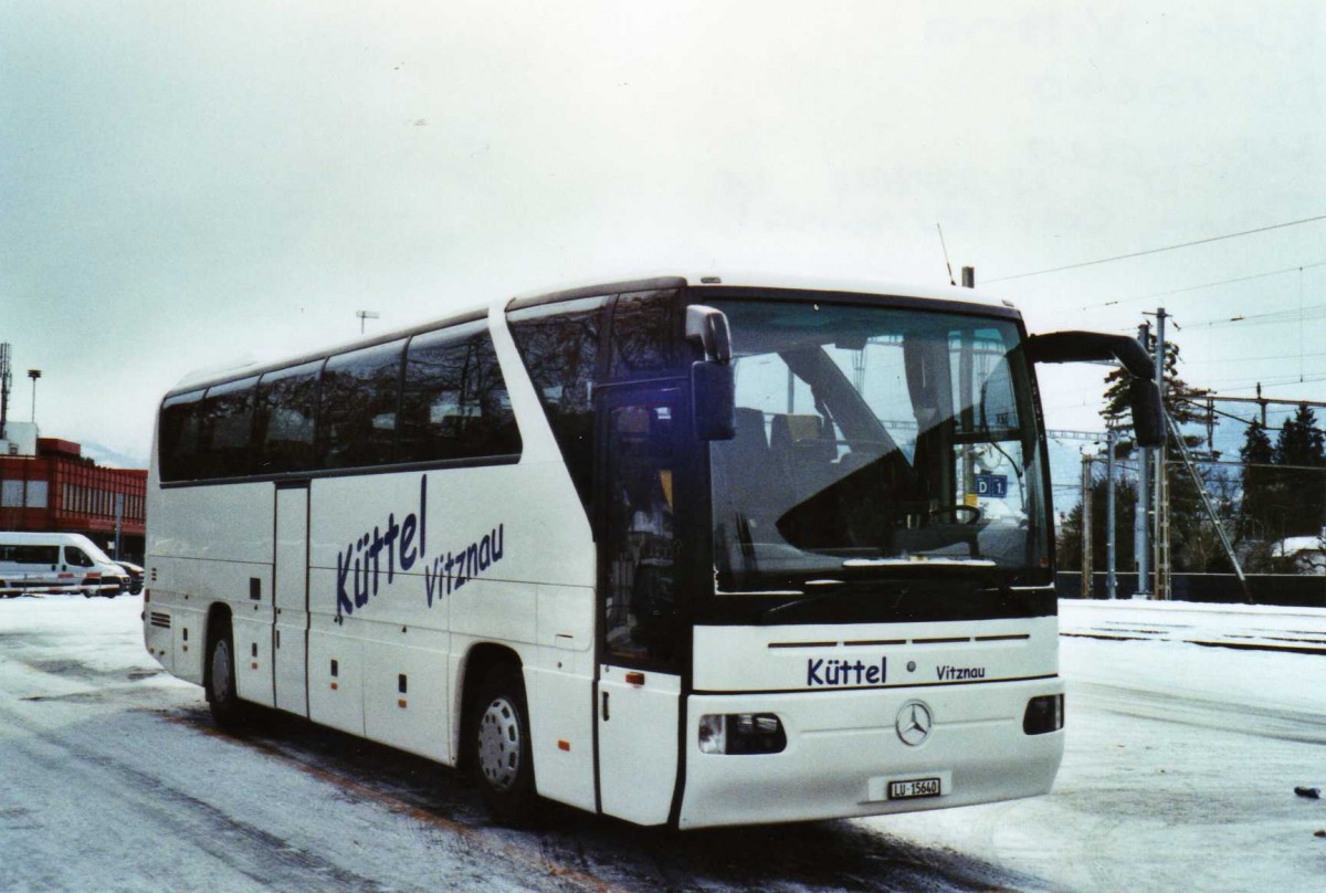 (124'314) - Kttel, Vitznau - LU 15'640 - Mercedes am 31. Januar 2010 in Thun, CarTerminal