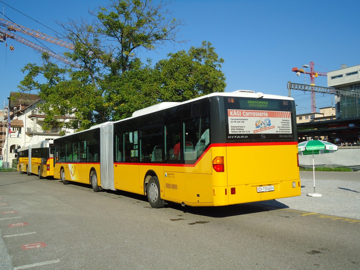 (128'913) - Ryffel, Uster - Nr. 196(24)/ZH 730'460 - Mercedes am 21. August 2010 beim Bahnhof Frauenfeld