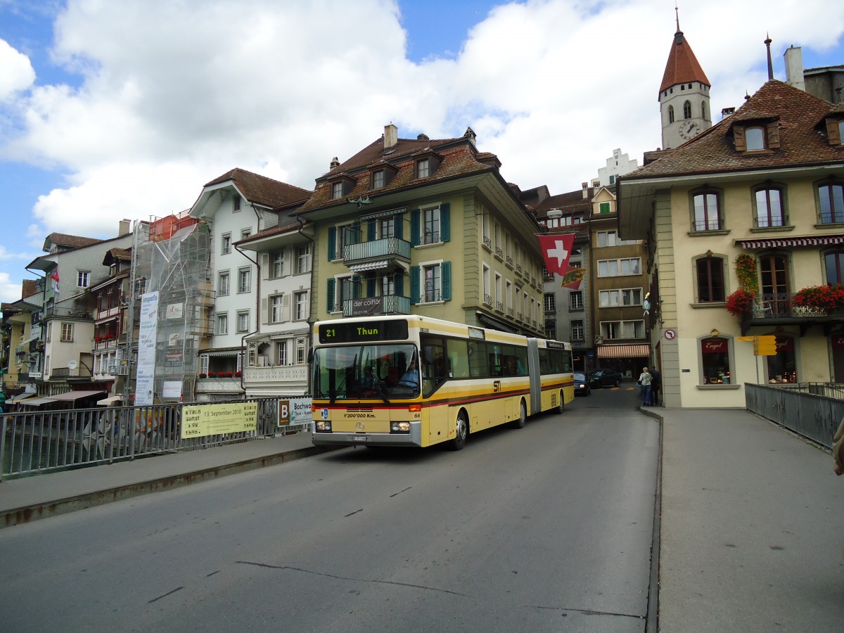 (129'594) - STI Thun - Nr. 66/BE 371'366 - Mercedes am 8. September 2010 in Thun, Sinnebr�cke
