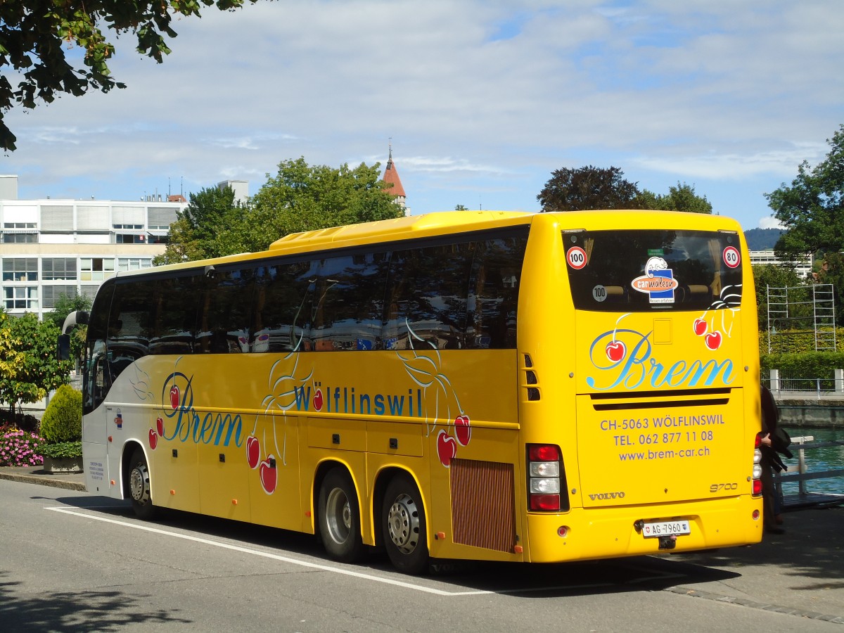 (129'598) - Brem, Wlflinswil - AG 9760 - Volvo am 9. September 2010 bei der Schifflndte Thun