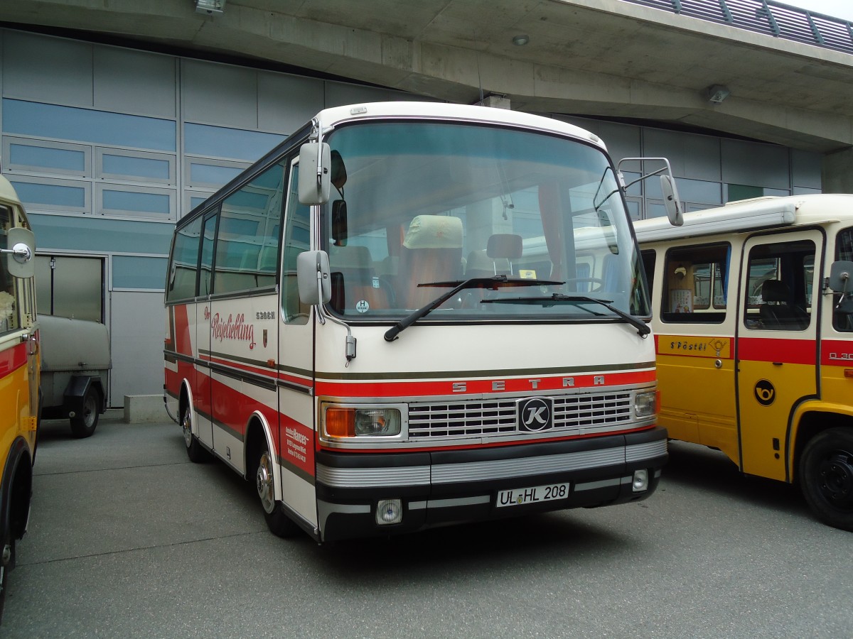 (129'954) - Aus Deutschland: Hanses, Langenau - UL-HL 208 - Setra am 18. September 2010 in Breil, Militranlage