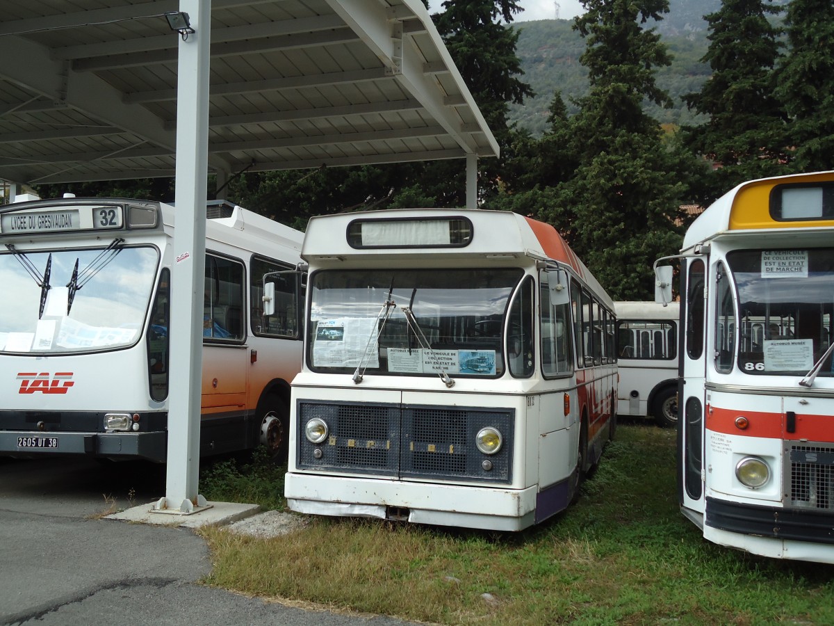 (130'712) - Mus�e Bus, Breil-sur-Roya - Nr. 32 - Berliet am 16. Oktober 2010 in Breil-sur-Roya, Museum