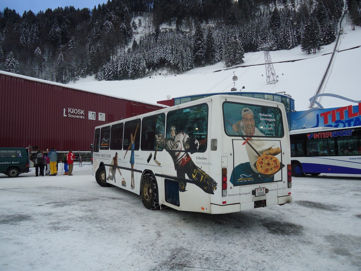 (131'767) - EAB Engelberg - OW 10'265 - NAW/Hess (ex RTB Altst�tten Nr. 49) am 29. Dezember 2010 in Engelberg, Titlisbahnen