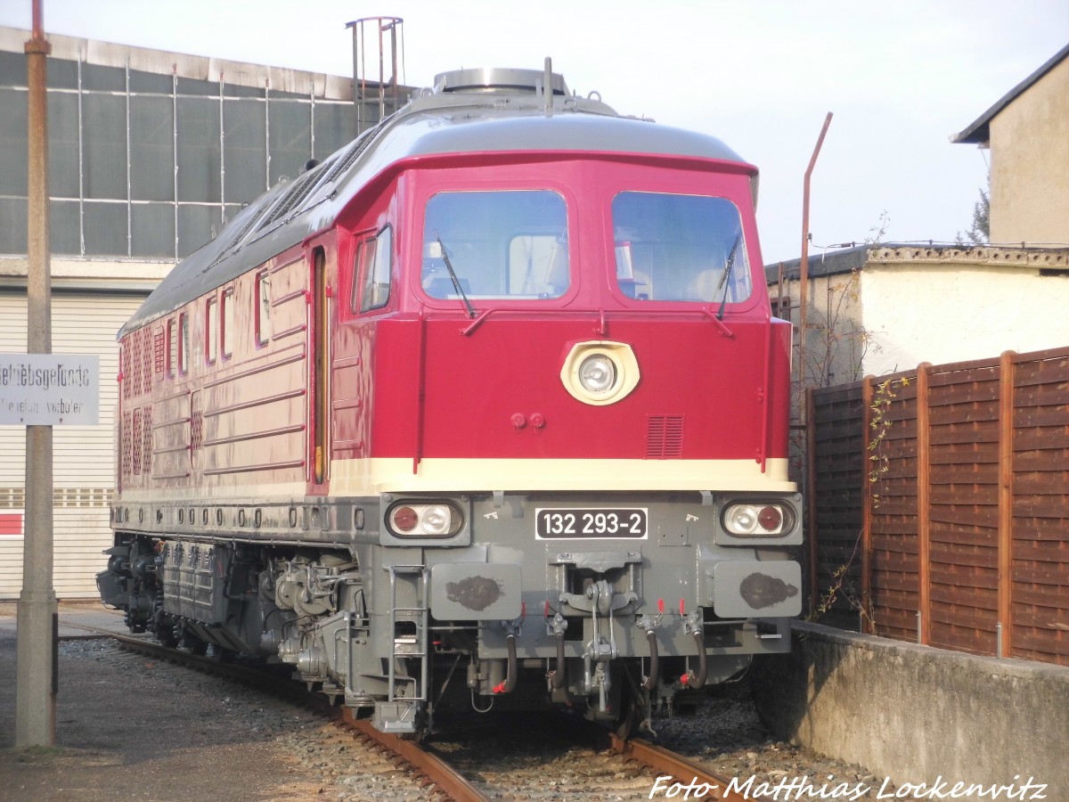 132 293 der EBS abgestellt auf dem Gel�nde der LEG in Delitzsch am 15.12.15