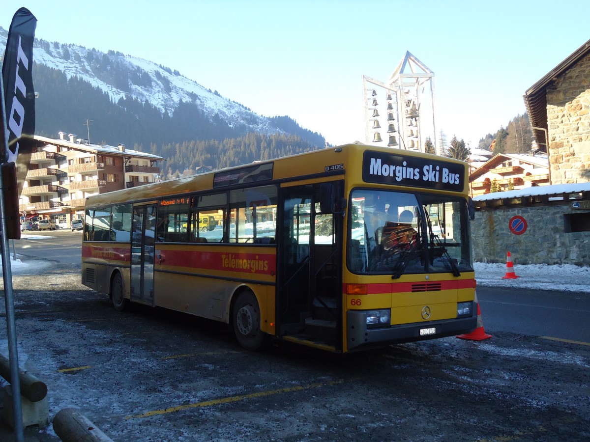 (132'402) - T�l�morgins, Morgins - Nr. 66/VS 301'708 - Morgins (ex BLT Oberwil Nr. 66) am 22. Januar 2011 in Morgins, Post