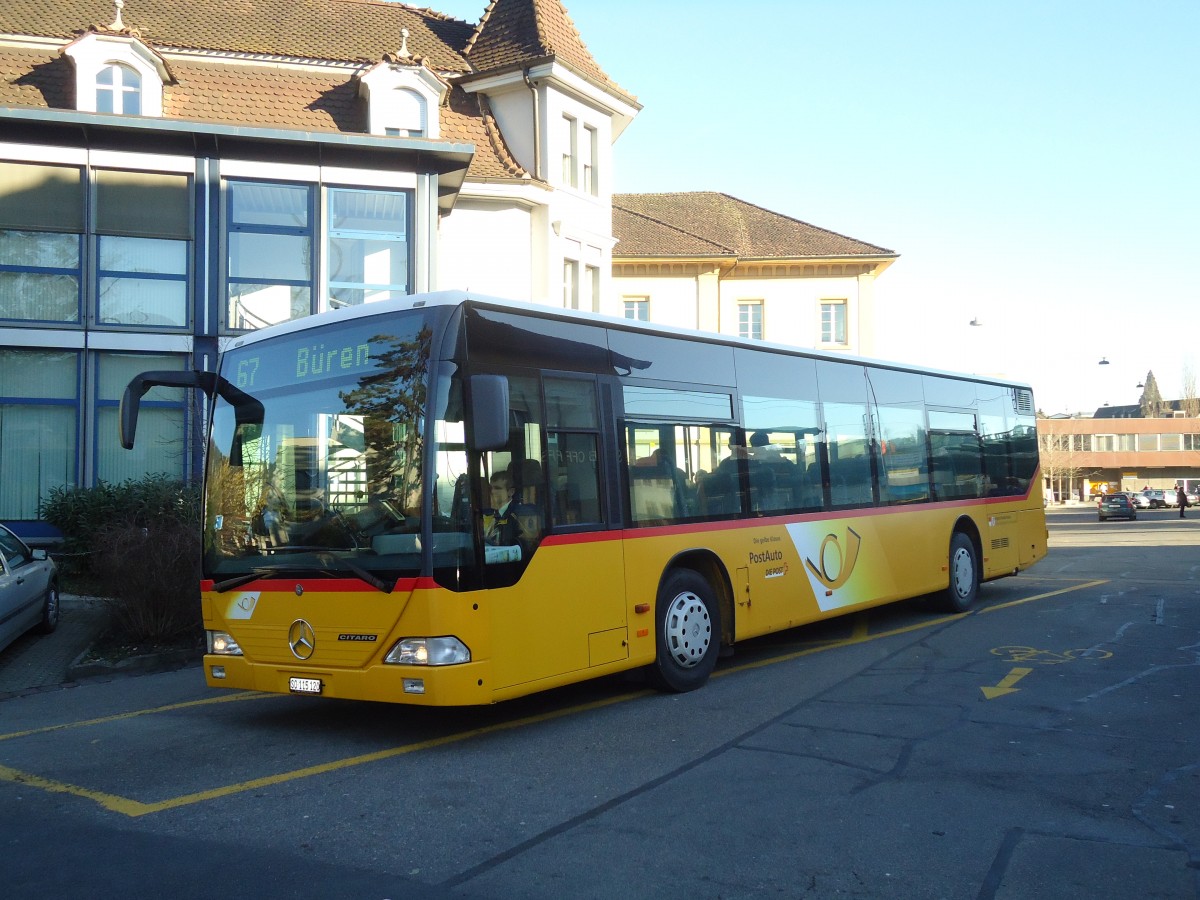 (132'594) - Wohlgemuth, Hochwald - SO 115'120 - Mercedes am 7. Februar 2011 beim Bahnhof Liestal