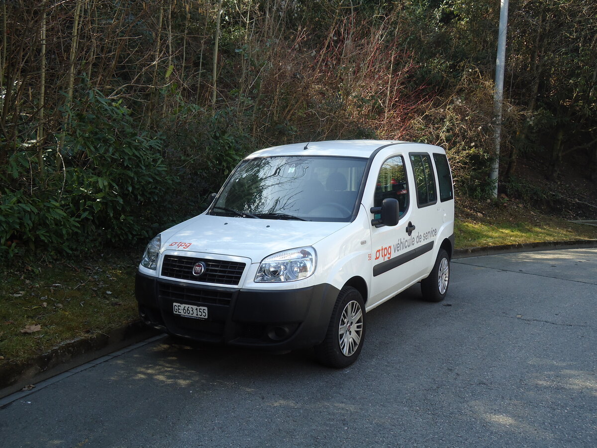 (132'840) - TPG Gen�ve - Nr. 59/GE 663'155 - Fiat am 10. M�rz 2011 in Gen�ve, Palexpo