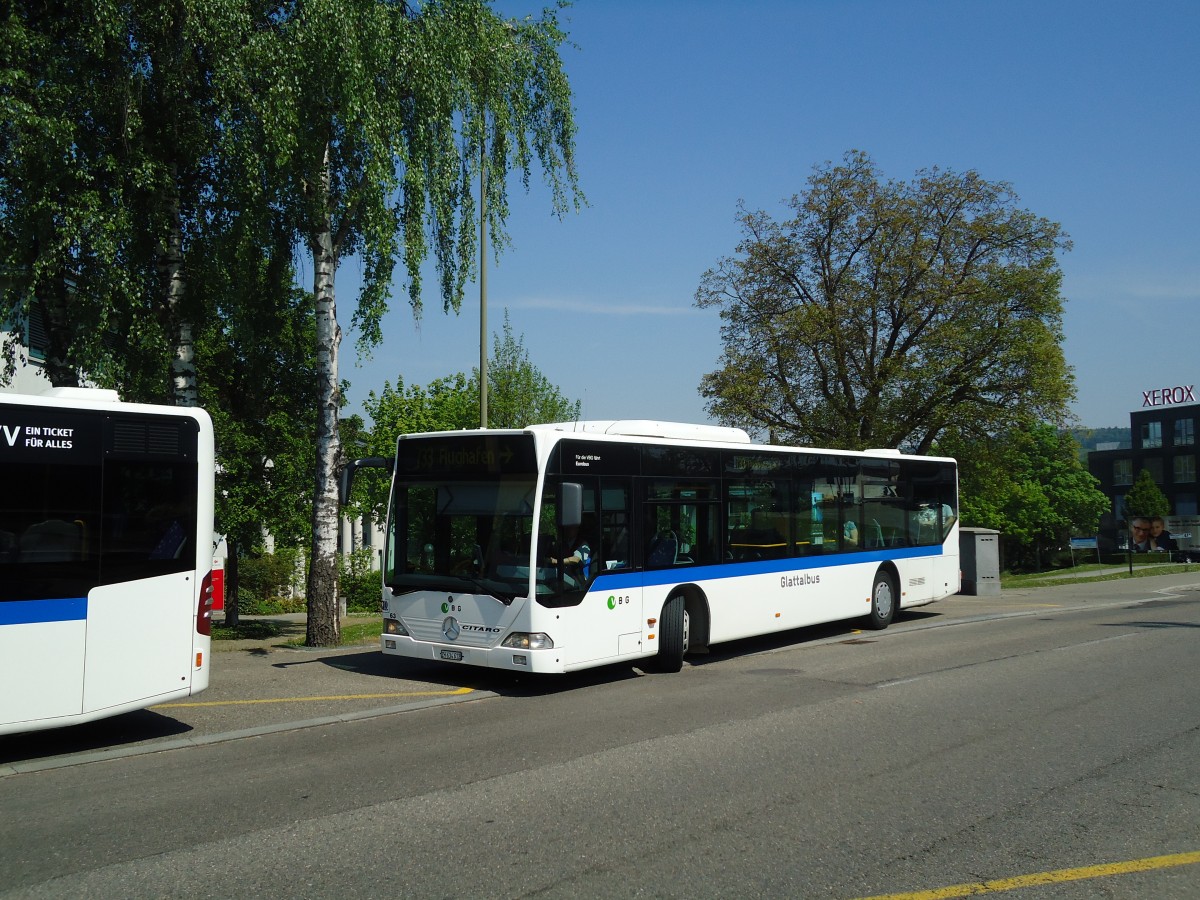 (133'446) - Welti-Furrer, Zrich - Nr. 63/ZH 634'612 - Mercedes (ex Frhlich, Zrich Nr. 612) am 25. April 2011 beim Bahnhof Kloten