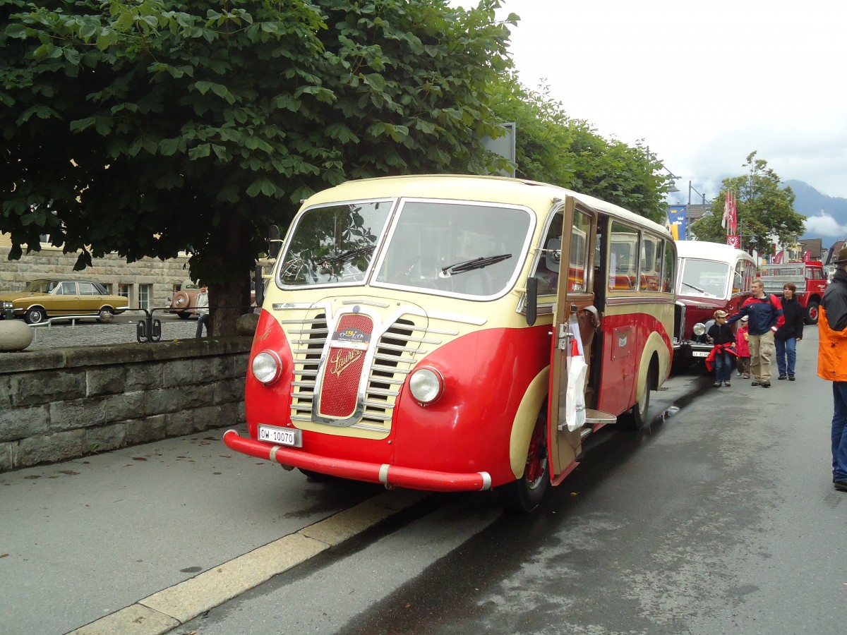 (134'029) - Dillier, Sarnen - OW 10'070 - Saurer/R&J am 11. Juni 2011 in Sarnen, OiO