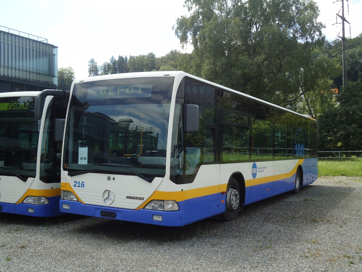 (134'865) - TC La Chaux-de-Fonds - Nr. 216 - Mercedes am 10. Juli 2011 in Kloten, EvoBus