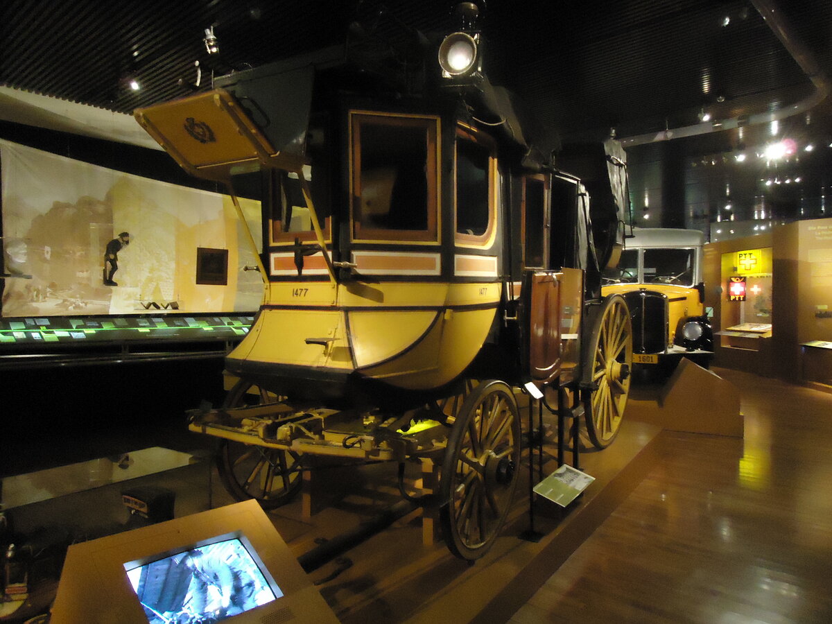 (135'136) - Postkutsche - Nr. 1477 - am 13. Juli 2011 in Bern, Museum f�r Kommunikation
