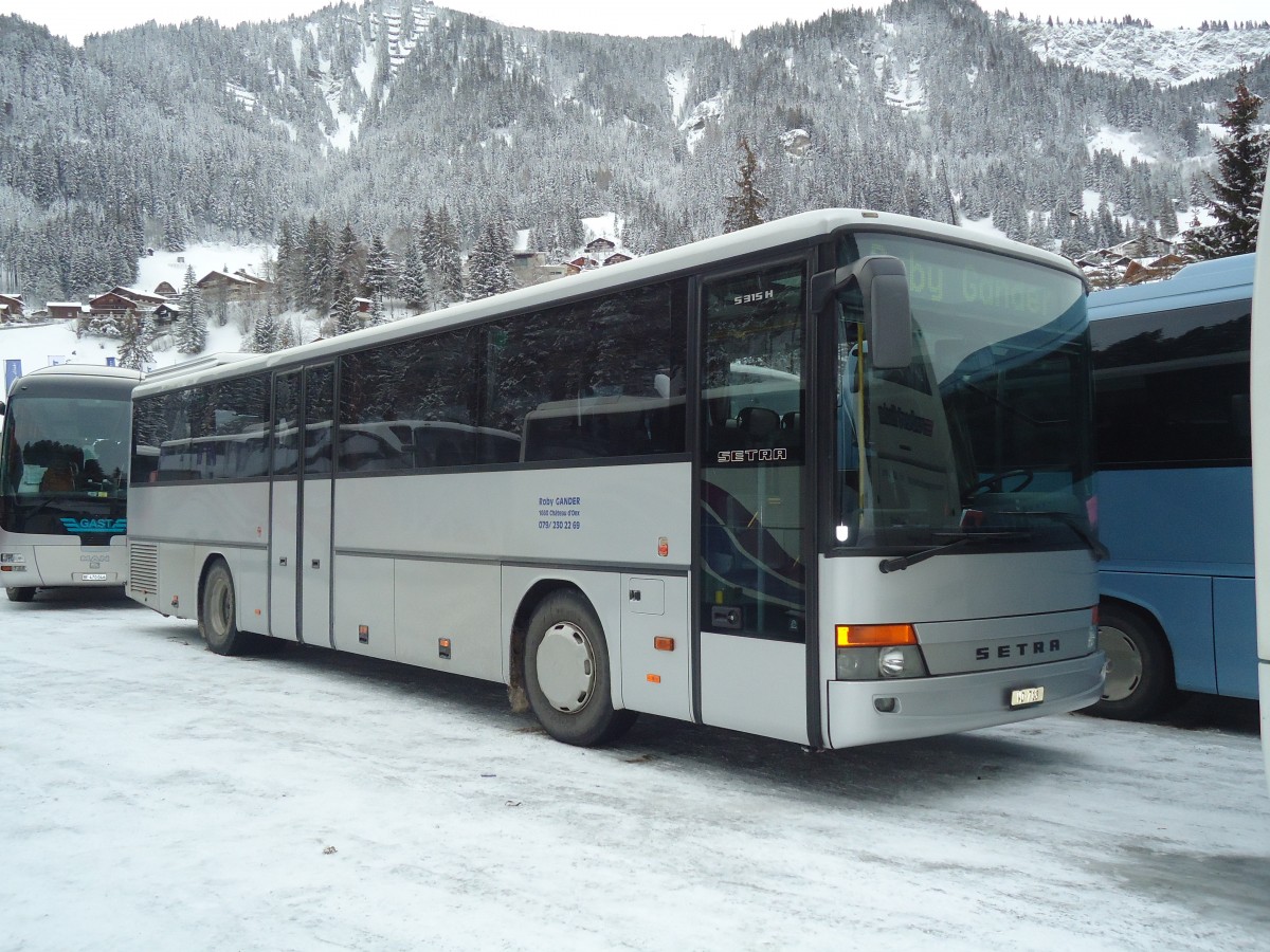 (137'411) - Gander, Ch�teau-d'Oex - VD 713 - Setra am 7. Januar 2012 in Adelboden, ASB