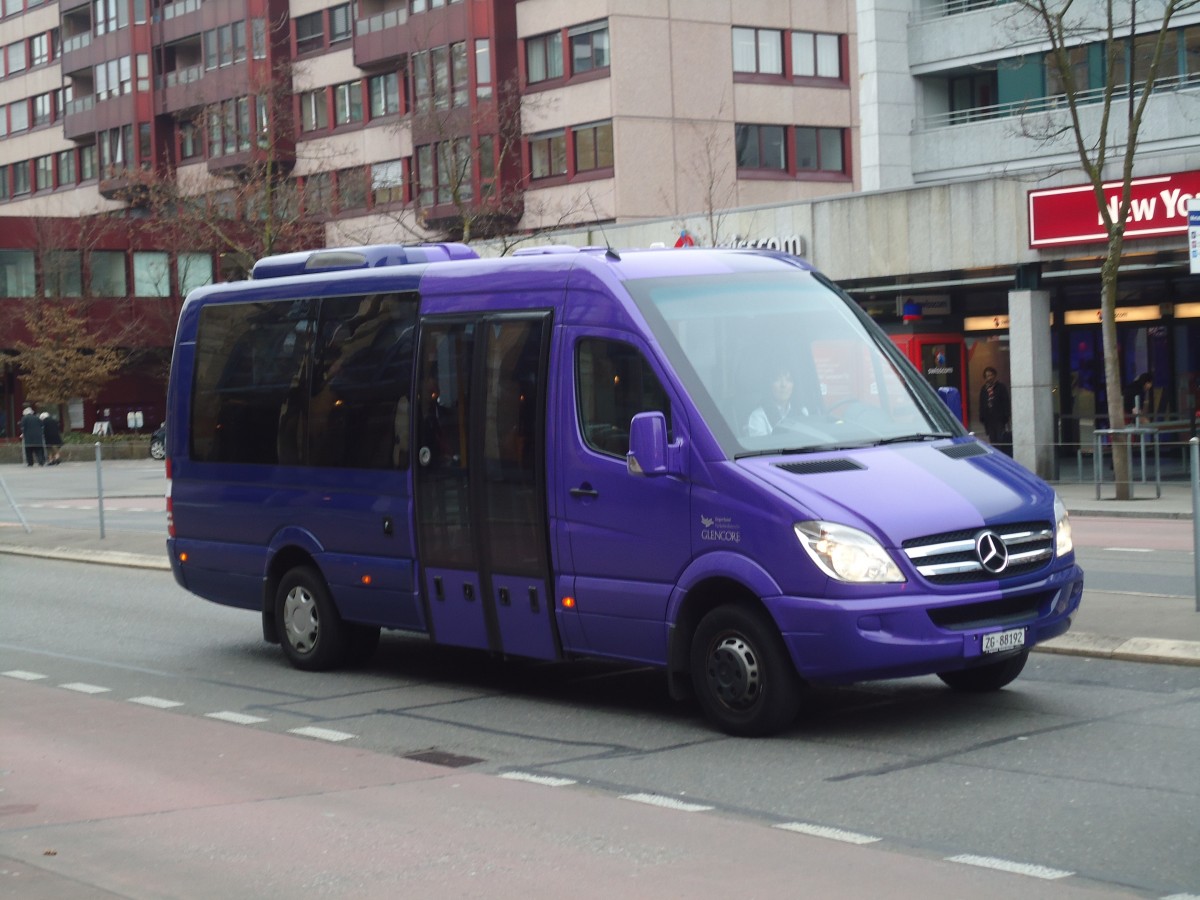 (137'970) - ZVB Zug - Nr. 192/ZG 88'192 - Mercedes am 6. M�rz 2012 in Zug, Metalli