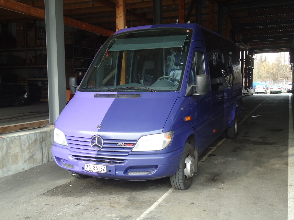 (138'039) - ZVB Zug - Nr. 132/ZG 88'132 - Mercedes am 6. M�rz 2012 in Zug, Garage